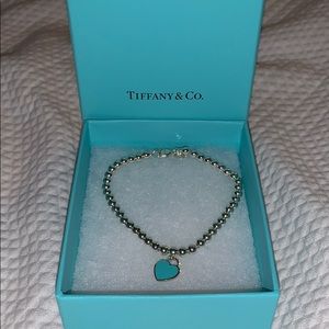 Tiffany & Co. Heart Bead Bracelet